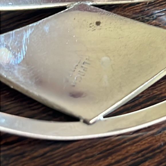 Vintage Mexican Alpaca Cuff Bracelet - Picture 3 of 5